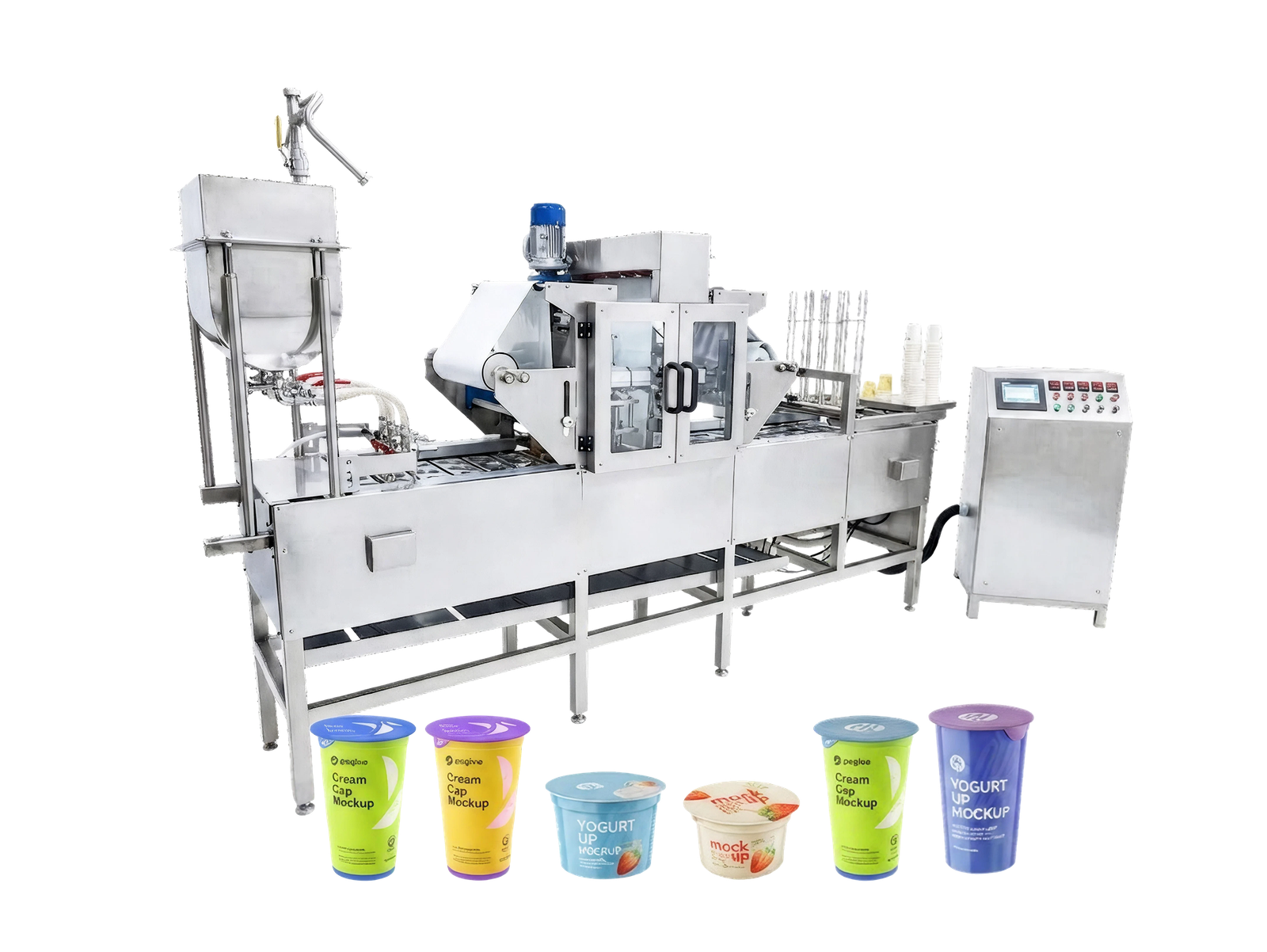 Four Head Bottle Filler with Capper Machine
