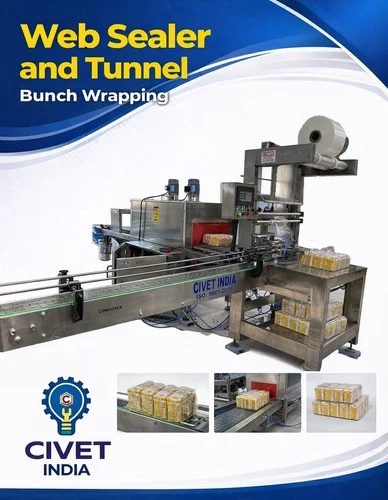 Automatic Web Sealer With Shrink Tunnel