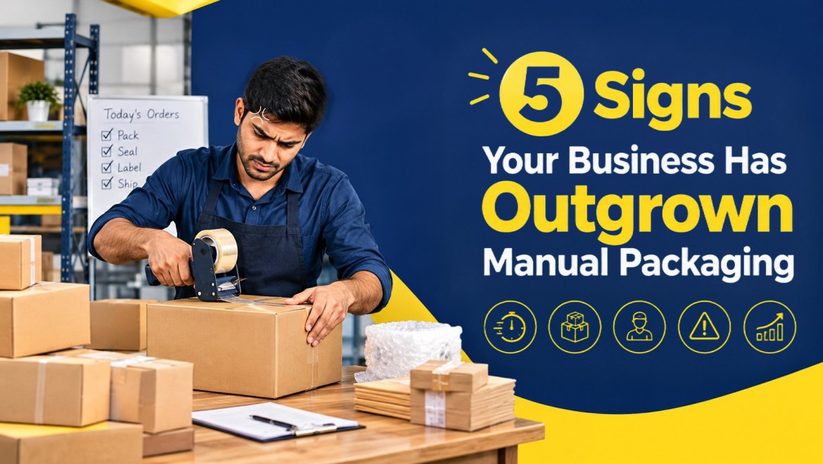 5 Signs Your Business Has Outgrown Manual Packaging